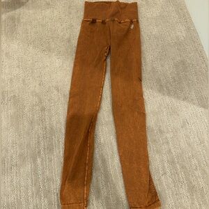 Free People Camel colored Leggings